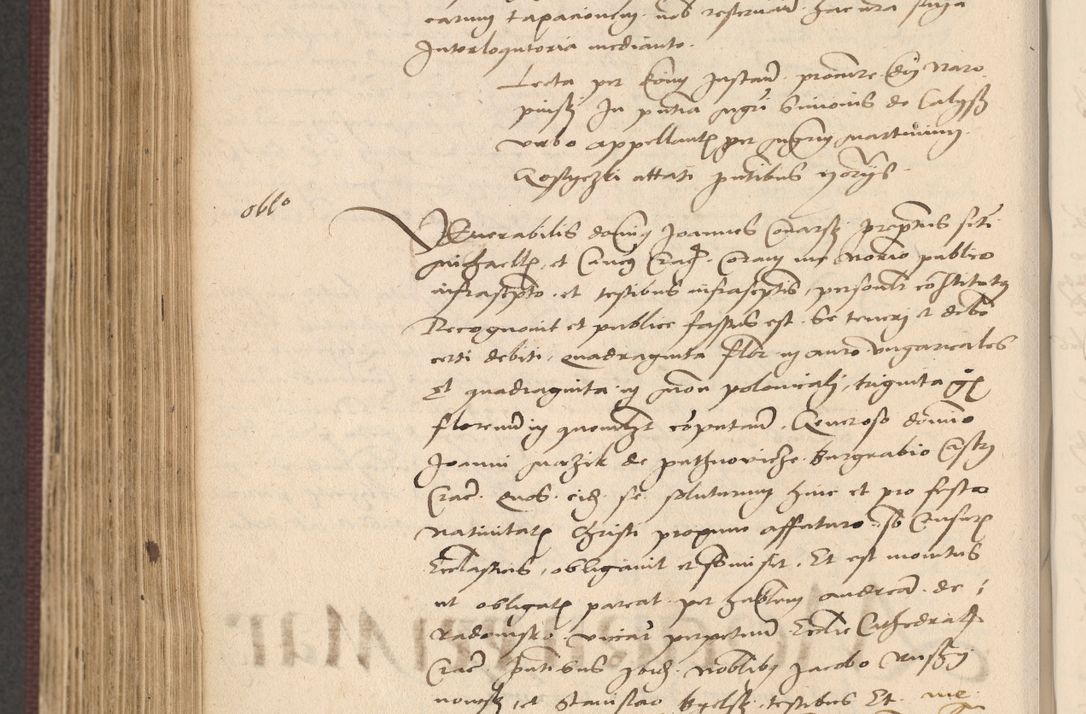 Zdjęcie nr 750 dla obiektu archiwalnego: Acta actorum, obligacionum sententiarumque tam interlocutoriarum quam diffinitivarum coram reverendo domino Thoma Roschnowsky canonico et officiali Cracoviensi generali ad annum Domini 1534, indicione septima, pontificatus sanctissimi in Christo patris domini et domini Clementis pape septimi, anno ipsius undecimo vel alias, ut dicitur vacante sede apostolica feliciter continuantur
