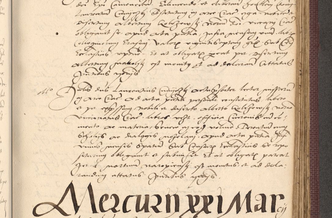 Zdjęcie nr 749 dla obiektu archiwalnego: Acta actorum, obligacionum sententiarumque tam interlocutoriarum quam diffinitivarum coram reverendo domino Thoma Roschnowsky canonico et officiali Cracoviensi generali ad annum Domini 1534, indicione septima, pontificatus sanctissimi in Christo patris domini et domini Clementis pape septimi, anno ipsius undecimo vel alias, ut dicitur vacante sede apostolica feliciter continuantur