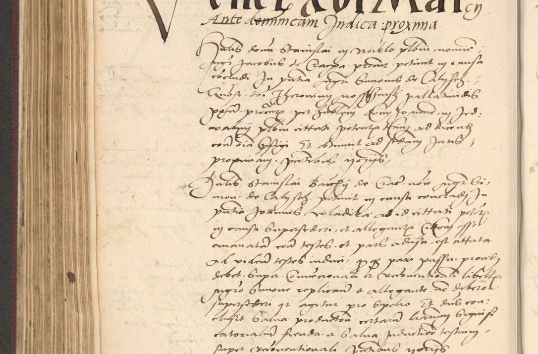 Zdjęcie nr 740 dla obiektu archiwalnego: Acta actorum, obligacionum sententiarumque tam interlocutoriarum quam diffinitivarum coram reverendo domino Thoma Roschnowsky canonico et officiali Cracoviensi generali ad annum Domini 1534, indicione septima, pontificatus sanctissimi in Christo patris domini et domini Clementis pape septimi, anno ipsius undecimo vel alias, ut dicitur vacante sede apostolica feliciter continuantur