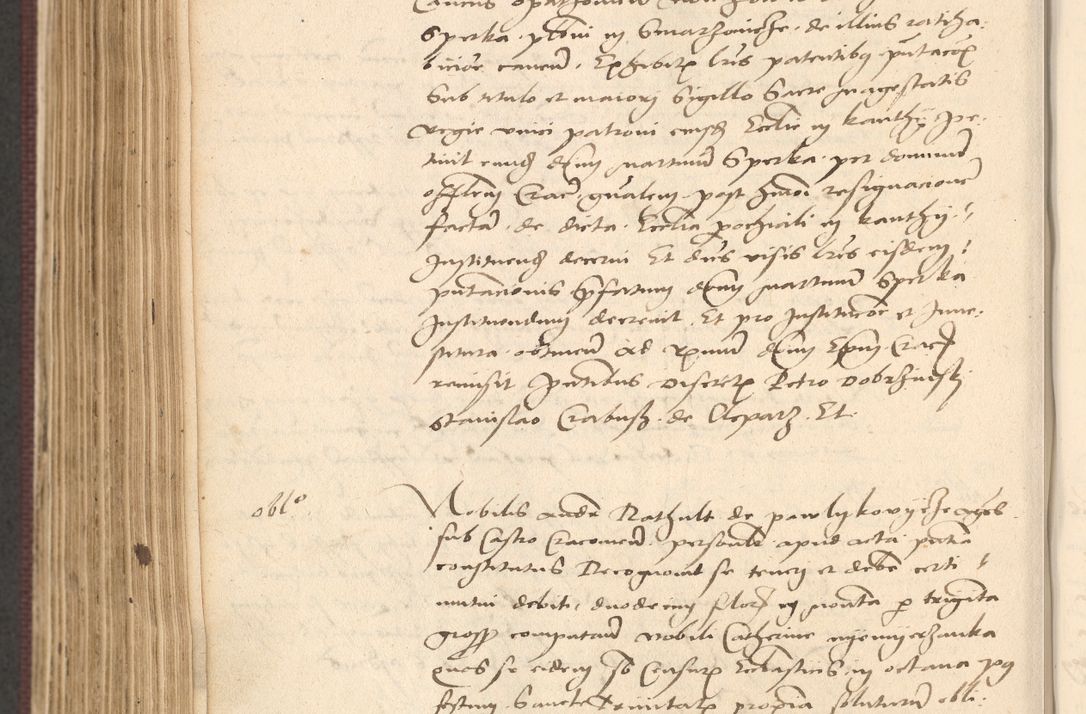 Zdjęcie nr 744 dla obiektu archiwalnego: Acta actorum, obligacionum sententiarumque tam interlocutoriarum quam diffinitivarum coram reverendo domino Thoma Roschnowsky canonico et officiali Cracoviensi generali ad annum Domini 1534, indicione septima, pontificatus sanctissimi in Christo patris domini et domini Clementis pape septimi, anno ipsius undecimo vel alias, ut dicitur vacante sede apostolica feliciter continuantur