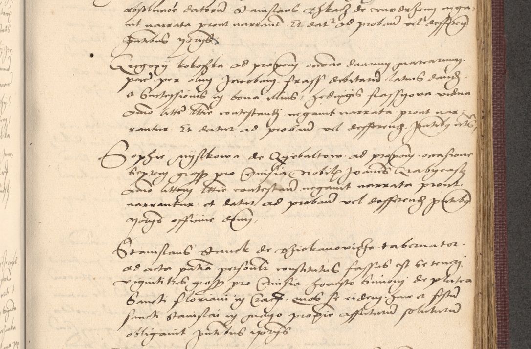 Zdjęcie nr 745 dla obiektu archiwalnego: Acta actorum, obligacionum sententiarumque tam interlocutoriarum quam diffinitivarum coram reverendo domino Thoma Roschnowsky canonico et officiali Cracoviensi generali ad annum Domini 1534, indicione septima, pontificatus sanctissimi in Christo patris domini et domini Clementis pape septimi, anno ipsius undecimo vel alias, ut dicitur vacante sede apostolica feliciter continuantur