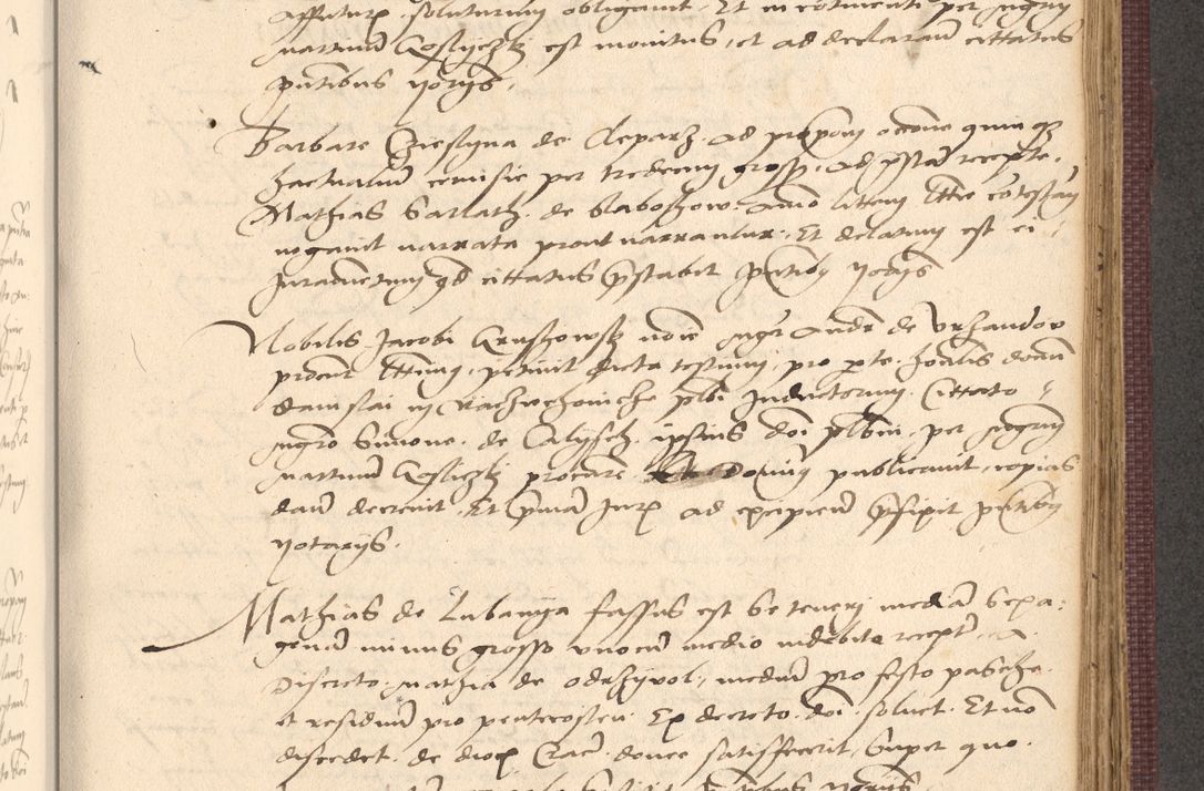 Zdjęcie nr 739 dla obiektu archiwalnego: Acta actorum, obligacionum sententiarumque tam interlocutoriarum quam diffinitivarum coram reverendo domino Thoma Roschnowsky canonico et officiali Cracoviensi generali ad annum Domini 1534, indicione septima, pontificatus sanctissimi in Christo patris domini et domini Clementis pape septimi, anno ipsius undecimo vel alias, ut dicitur vacante sede apostolica feliciter continuantur