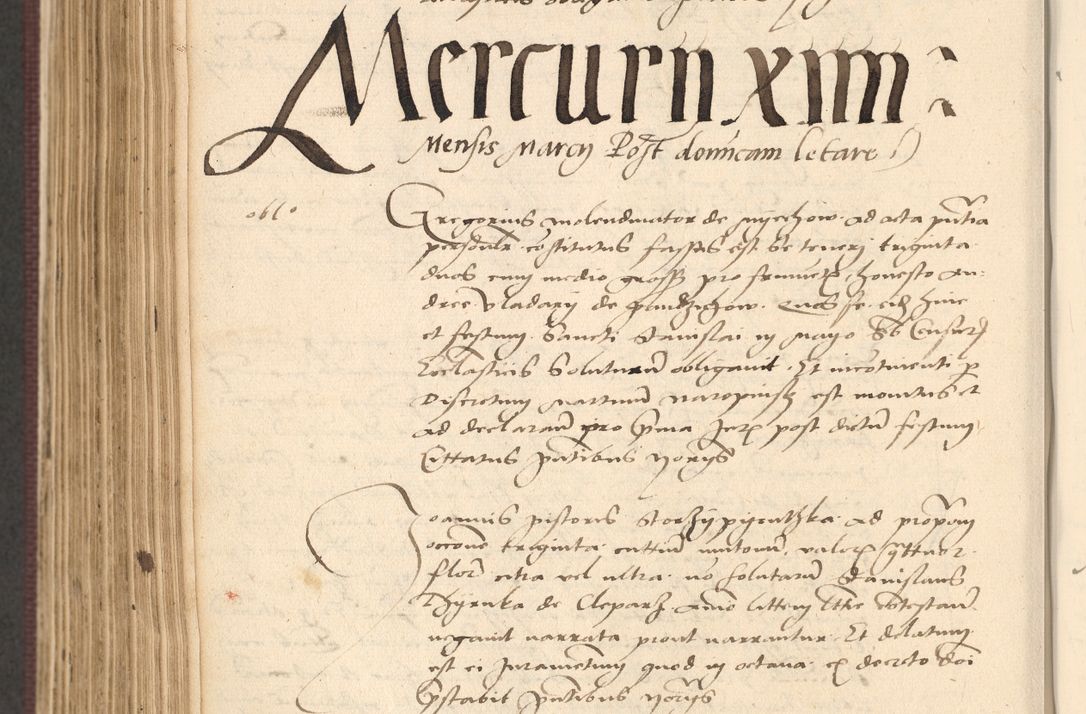 Zdjęcie nr 738 dla obiektu archiwalnego: Acta actorum, obligacionum sententiarumque tam interlocutoriarum quam diffinitivarum coram reverendo domino Thoma Roschnowsky canonico et officiali Cracoviensi generali ad annum Domini 1534, indicione septima, pontificatus sanctissimi in Christo patris domini et domini Clementis pape septimi, anno ipsius undecimo vel alias, ut dicitur vacante sede apostolica feliciter continuantur