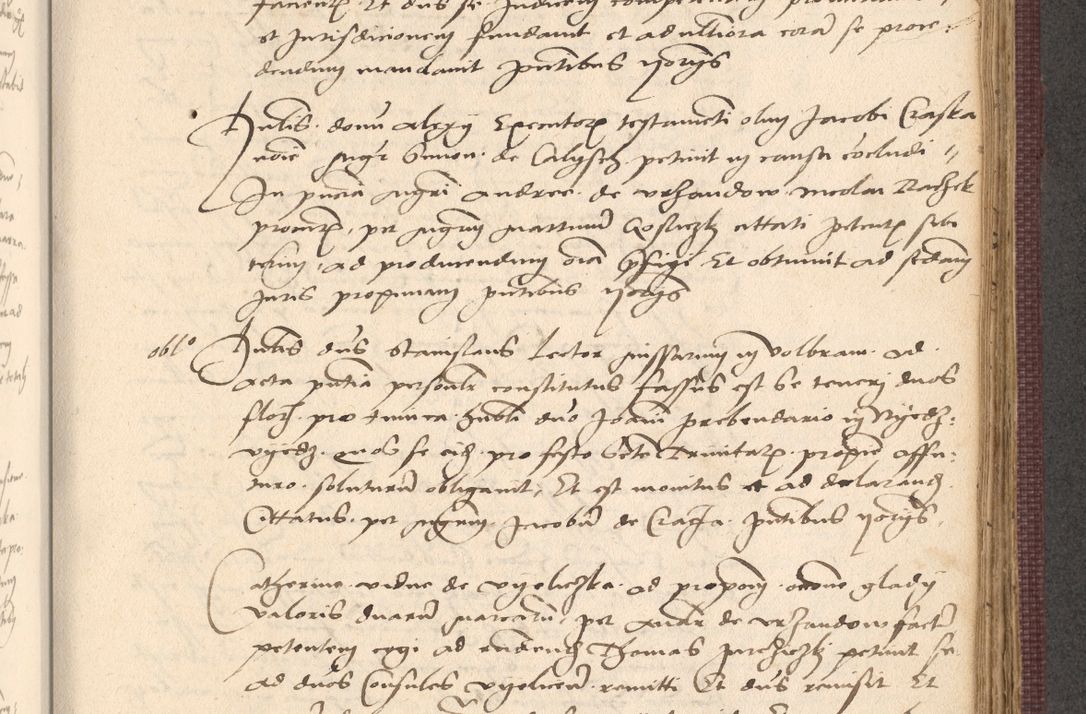 Zdjęcie nr 735 dla obiektu archiwalnego: Acta actorum, obligacionum sententiarumque tam interlocutoriarum quam diffinitivarum coram reverendo domino Thoma Roschnowsky canonico et officiali Cracoviensi generali ad annum Domini 1534, indicione septima, pontificatus sanctissimi in Christo patris domini et domini Clementis pape septimi, anno ipsius undecimo vel alias, ut dicitur vacante sede apostolica feliciter continuantur