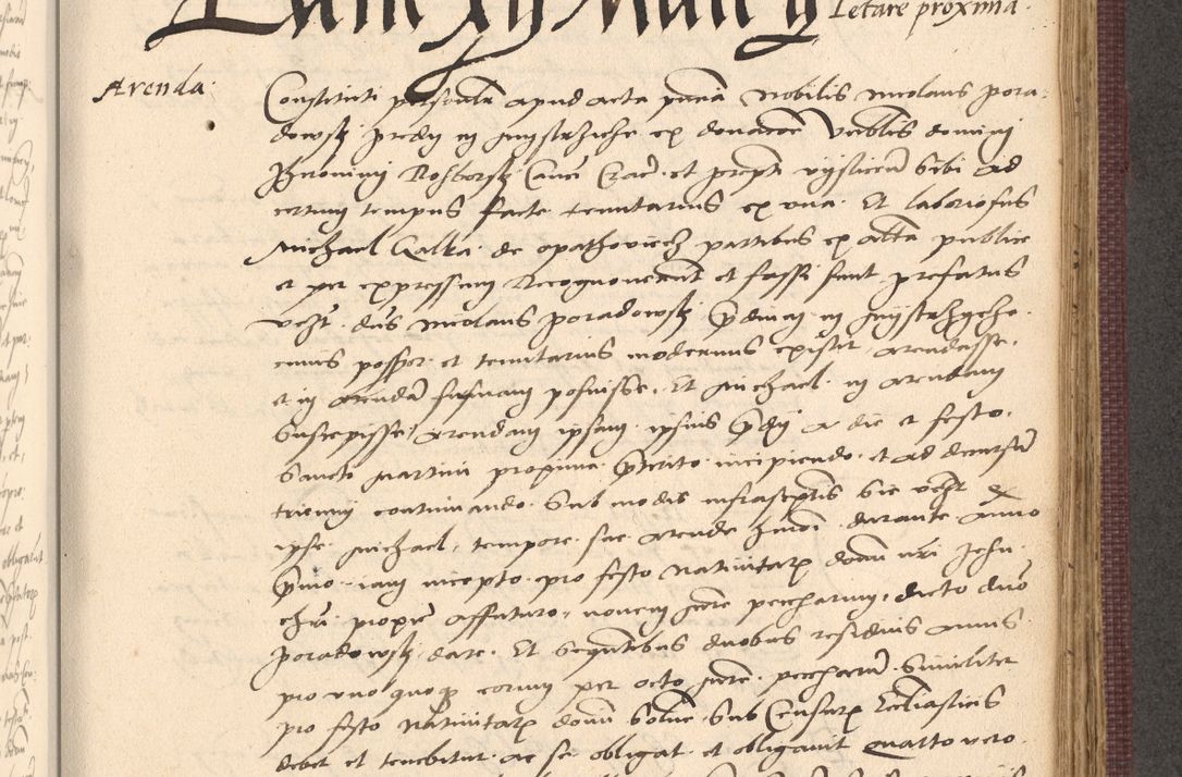 Zdjęcie nr 733 dla obiektu archiwalnego: Acta actorum, obligacionum sententiarumque tam interlocutoriarum quam diffinitivarum coram reverendo domino Thoma Roschnowsky canonico et officiali Cracoviensi generali ad annum Domini 1534, indicione septima, pontificatus sanctissimi in Christo patris domini et domini Clementis pape septimi, anno ipsius undecimo vel alias, ut dicitur vacante sede apostolica feliciter continuantur