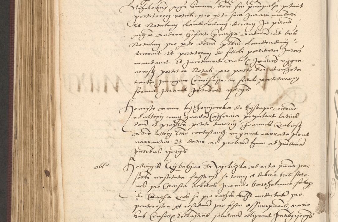 Zdjęcie nr 728 dla obiektu archiwalnego: Acta actorum, obligacionum sententiarumque tam interlocutoriarum quam diffinitivarum coram reverendo domino Thoma Roschnowsky canonico et officiali Cracoviensi generali ad annum Domini 1534, indicione septima, pontificatus sanctissimi in Christo patris domini et domini Clementis pape septimi, anno ipsius undecimo vel alias, ut dicitur vacante sede apostolica feliciter continuantur