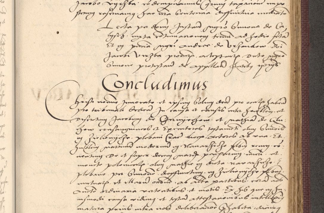 Zdjęcie nr 725 dla obiektu archiwalnego: Acta actorum, obligacionum sententiarumque tam interlocutoriarum quam diffinitivarum coram reverendo domino Thoma Roschnowsky canonico et officiali Cracoviensi generali ad annum Domini 1534, indicione septima, pontificatus sanctissimi in Christo patris domini et domini Clementis pape septimi, anno ipsius undecimo vel alias, ut dicitur vacante sede apostolica feliciter continuantur