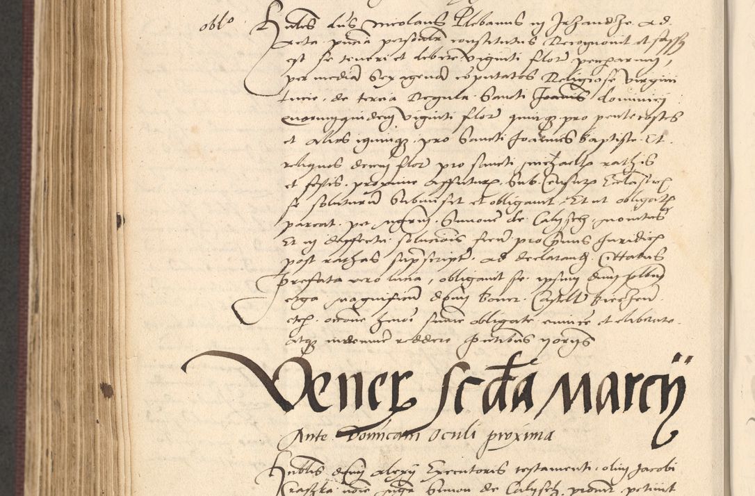 Zdjęcie nr 712 dla obiektu archiwalnego: Acta actorum, obligacionum sententiarumque tam interlocutoriarum quam diffinitivarum coram reverendo domino Thoma Roschnowsky canonico et officiali Cracoviensi generali ad annum Domini 1534, indicione septima, pontificatus sanctissimi in Christo patris domini et domini Clementis pape septimi, anno ipsius undecimo vel alias, ut dicitur vacante sede apostolica feliciter continuantur