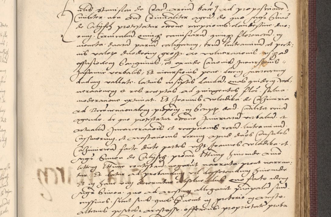 Zdjęcie nr 711 dla obiektu archiwalnego: Acta actorum, obligacionum sententiarumque tam interlocutoriarum quam diffinitivarum coram reverendo domino Thoma Roschnowsky canonico et officiali Cracoviensi generali ad annum Domini 1534, indicione septima, pontificatus sanctissimi in Christo patris domini et domini Clementis pape septimi, anno ipsius undecimo vel alias, ut dicitur vacante sede apostolica feliciter continuantur