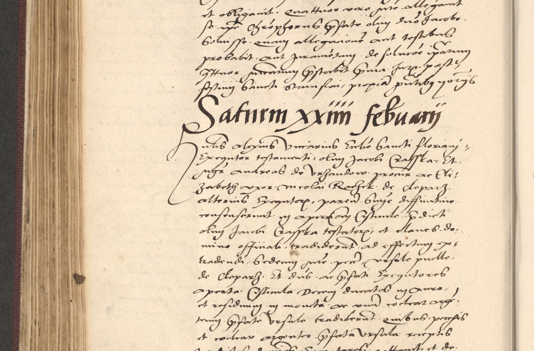 Zdjęcie nr 704 dla obiektu archiwalnego: Acta actorum, obligacionum sententiarumque tam interlocutoriarum quam diffinitivarum coram reverendo domino Thoma Roschnowsky canonico et officiali Cracoviensi generali ad annum Domini 1534, indicione septima, pontificatus sanctissimi in Christo patris domini et domini Clementis pape septimi, anno ipsius undecimo vel alias, ut dicitur vacante sede apostolica feliciter continuantur