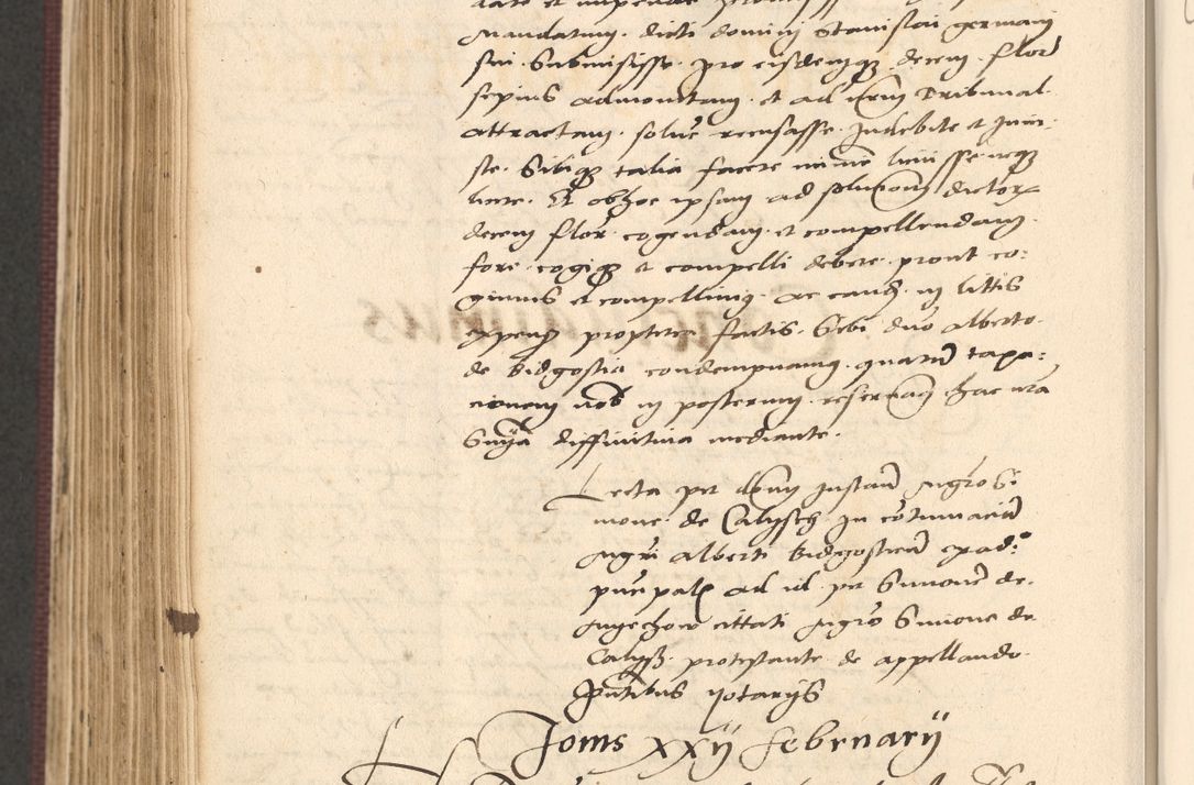 Zdjęcie nr 698 dla obiektu archiwalnego: Acta actorum, obligacionum sententiarumque tam interlocutoriarum quam diffinitivarum coram reverendo domino Thoma Roschnowsky canonico et officiali Cracoviensi generali ad annum Domini 1534, indicione septima, pontificatus sanctissimi in Christo patris domini et domini Clementis pape septimi, anno ipsius undecimo vel alias, ut dicitur vacante sede apostolica feliciter continuantur
