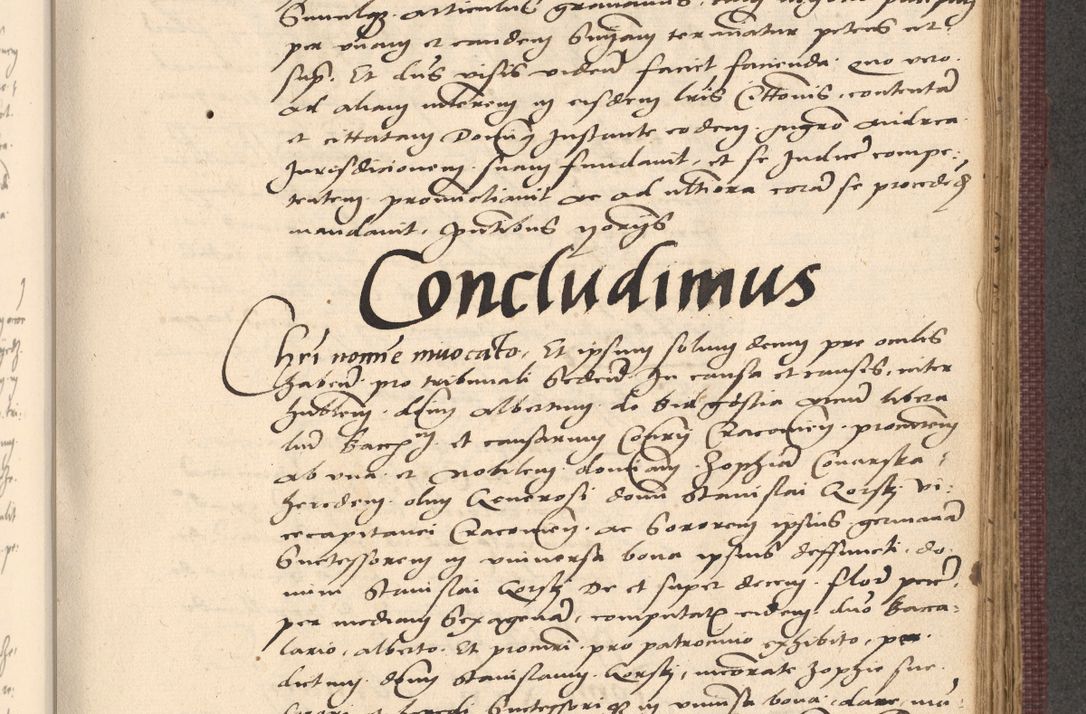 Zdjęcie nr 697 dla obiektu archiwalnego: Acta actorum, obligacionum sententiarumque tam interlocutoriarum quam diffinitivarum coram reverendo domino Thoma Roschnowsky canonico et officiali Cracoviensi generali ad annum Domini 1534, indicione septima, pontificatus sanctissimi in Christo patris domini et domini Clementis pape septimi, anno ipsius undecimo vel alias, ut dicitur vacante sede apostolica feliciter continuantur