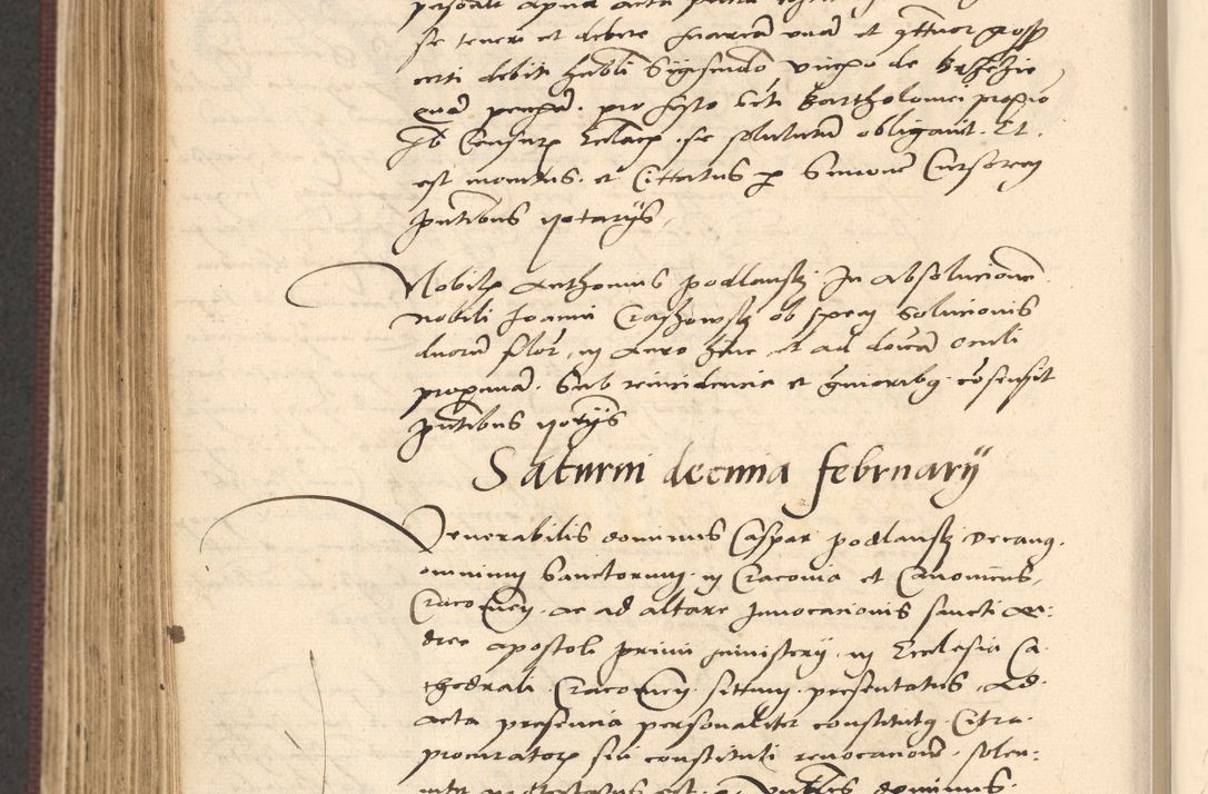 Zdjęcie nr 678 dla obiektu archiwalnego: Acta actorum, obligacionum sententiarumque tam interlocutoriarum quam diffinitivarum coram reverendo domino Thoma Roschnowsky canonico et officiali Cracoviensi generali ad annum Domini 1534, indicione septima, pontificatus sanctissimi in Christo patris domini et domini Clementis pape septimi, anno ipsius undecimo vel alias, ut dicitur vacante sede apostolica feliciter continuantur