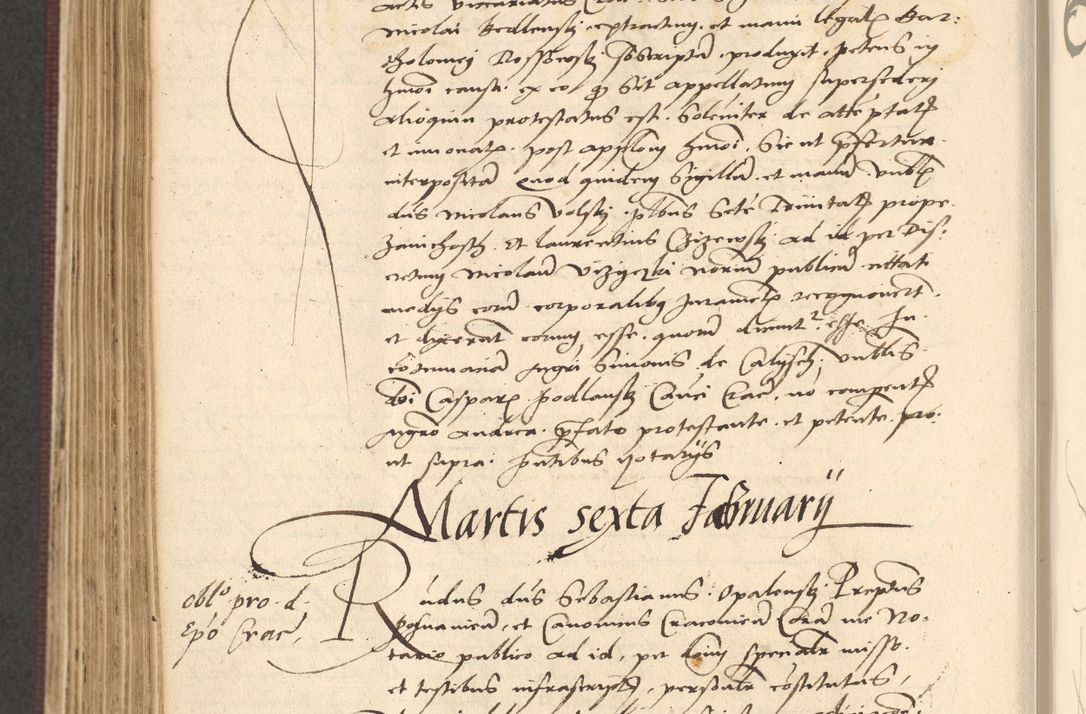 Zdjęcie nr 672 dla obiektu archiwalnego: Acta actorum, obligacionum sententiarumque tam interlocutoriarum quam diffinitivarum coram reverendo domino Thoma Roschnowsky canonico et officiali Cracoviensi generali ad annum Domini 1534, indicione septima, pontificatus sanctissimi in Christo patris domini et domini Clementis pape septimi, anno ipsius undecimo vel alias, ut dicitur vacante sede apostolica feliciter continuantur