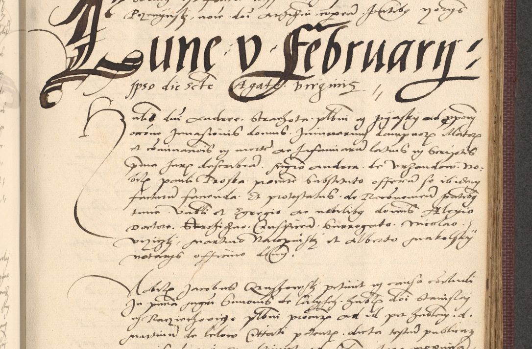 Zdjęcie nr 669 dla obiektu archiwalnego: Acta actorum, obligacionum sententiarumque tam interlocutoriarum quam diffinitivarum coram reverendo domino Thoma Roschnowsky canonico et officiali Cracoviensi generali ad annum Domini 1534, indicione septima, pontificatus sanctissimi in Christo patris domini et domini Clementis pape septimi, anno ipsius undecimo vel alias, ut dicitur vacante sede apostolica feliciter continuantur