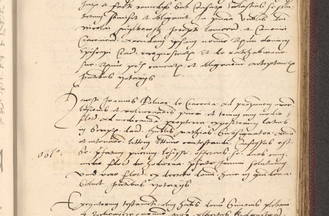 Zdjęcie nr 661 dla obiektu archiwalnego: Acta actorum, obligacionum sententiarumque tam interlocutoriarum quam diffinitivarum coram reverendo domino Thoma Roschnowsky canonico et officiali Cracoviensi generali ad annum Domini 1534, indicione septima, pontificatus sanctissimi in Christo patris domini et domini Clementis pape septimi, anno ipsius undecimo vel alias, ut dicitur vacante sede apostolica feliciter continuantur