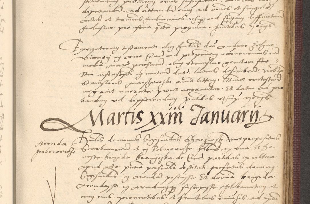 Zdjęcie nr 653 dla obiektu archiwalnego: Acta actorum, obligacionum sententiarumque tam interlocutoriarum quam diffinitivarum coram reverendo domino Thoma Roschnowsky canonico et officiali Cracoviensi generali ad annum Domini 1534, indicione septima, pontificatus sanctissimi in Christo patris domini et domini Clementis pape septimi, anno ipsius undecimo vel alias, ut dicitur vacante sede apostolica feliciter continuantur
