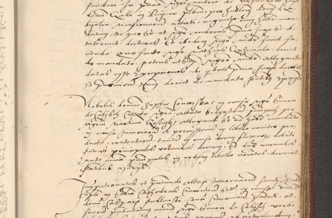 Zdjęcie nr 649 dla obiektu archiwalnego: Acta actorum, obligacionum sententiarumque tam interlocutoriarum quam diffinitivarum coram reverendo domino Thoma Roschnowsky canonico et officiali Cracoviensi generali ad annum Domini 1534, indicione septima, pontificatus sanctissimi in Christo patris domini et domini Clementis pape septimi, anno ipsius undecimo vel alias, ut dicitur vacante sede apostolica feliciter continuantur