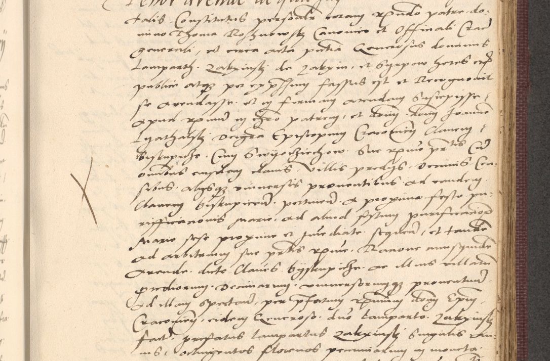 Zdjęcie nr 645 dla obiektu archiwalnego: Acta actorum, obligacionum sententiarumque tam interlocutoriarum quam diffinitivarum coram reverendo domino Thoma Roschnowsky canonico et officiali Cracoviensi generali ad annum Domini 1534, indicione septima, pontificatus sanctissimi in Christo patris domini et domini Clementis pape septimi, anno ipsius undecimo vel alias, ut dicitur vacante sede apostolica feliciter continuantur