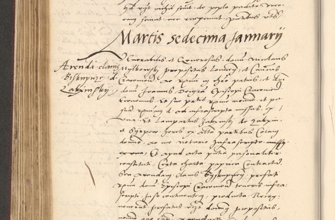 Zdjęcie nr 644 dla obiektu archiwalnego: Acta actorum, obligacionum sententiarumque tam interlocutoriarum quam diffinitivarum coram reverendo domino Thoma Roschnowsky canonico et officiali Cracoviensi generali ad annum Domini 1534, indicione septima, pontificatus sanctissimi in Christo patris domini et domini Clementis pape septimi, anno ipsius undecimo vel alias, ut dicitur vacante sede apostolica feliciter continuantur