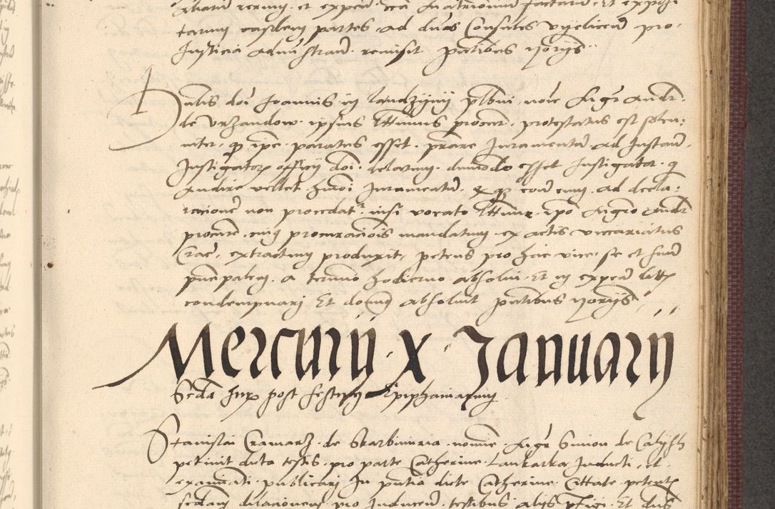 Zdjęcie nr 631 dla obiektu archiwalnego: Acta actorum, obligacionum sententiarumque tam interlocutoriarum quam diffinitivarum coram reverendo domino Thoma Roschnowsky canonico et officiali Cracoviensi generali ad annum Domini 1534, indicione septima, pontificatus sanctissimi in Christo patris domini et domini Clementis pape septimi, anno ipsius undecimo vel alias, ut dicitur vacante sede apostolica feliciter continuantur