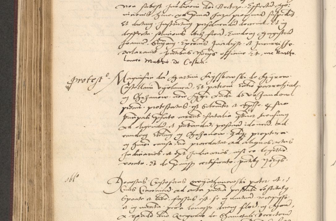 Zdjęcie nr 630 dla obiektu archiwalnego: Acta actorum, obligacionum sententiarumque tam interlocutoriarum quam diffinitivarum coram reverendo domino Thoma Roschnowsky canonico et officiali Cracoviensi generali ad annum Domini 1534, indicione septima, pontificatus sanctissimi in Christo patris domini et domini Clementis pape septimi, anno ipsius undecimo vel alias, ut dicitur vacante sede apostolica feliciter continuantur