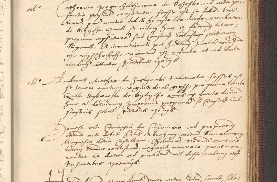 Zdjęcie nr 621 dla obiektu archiwalnego: Acta actorum, obligacionum sententiarumque tam interlocutoriarum quam diffinitivarum coram reverendo domino Thoma Roschnowsky canonico et officiali Cracoviensi generali ad annum Domini 1534, indicione septima, pontificatus sanctissimi in Christo patris domini et domini Clementis pape septimi, anno ipsius undecimo vel alias, ut dicitur vacante sede apostolica feliciter continuantur