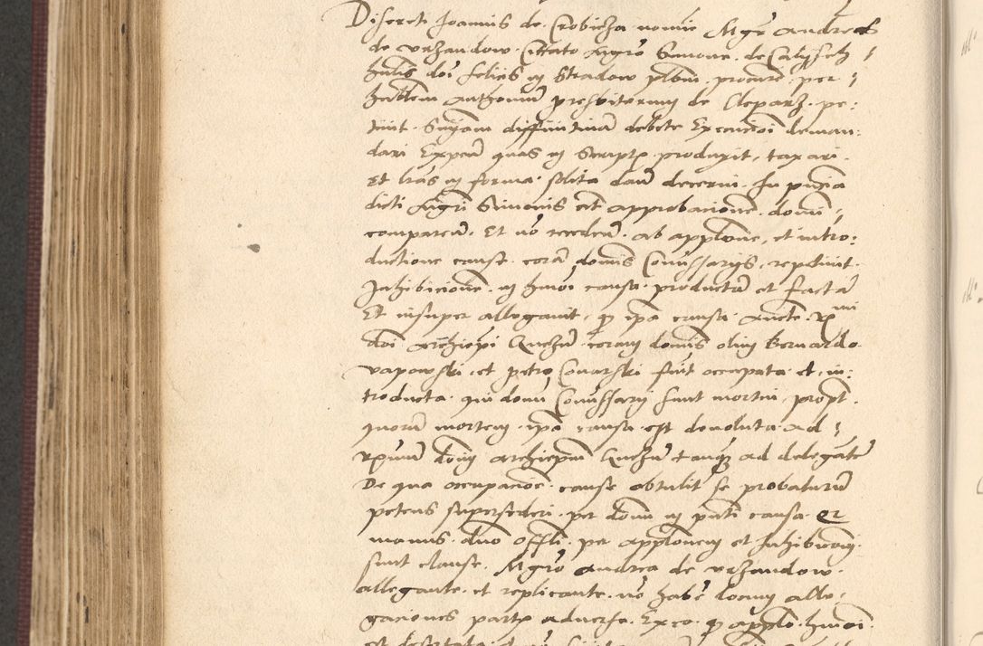 Zdjęcie nr 620 dla obiektu archiwalnego: Acta actorum, obligacionum sententiarumque tam interlocutoriarum quam diffinitivarum coram reverendo domino Thoma Roschnowsky canonico et officiali Cracoviensi generali ad annum Domini 1534, indicione septima, pontificatus sanctissimi in Christo patris domini et domini Clementis pape septimi, anno ipsius undecimo vel alias, ut dicitur vacante sede apostolica feliciter continuantur
