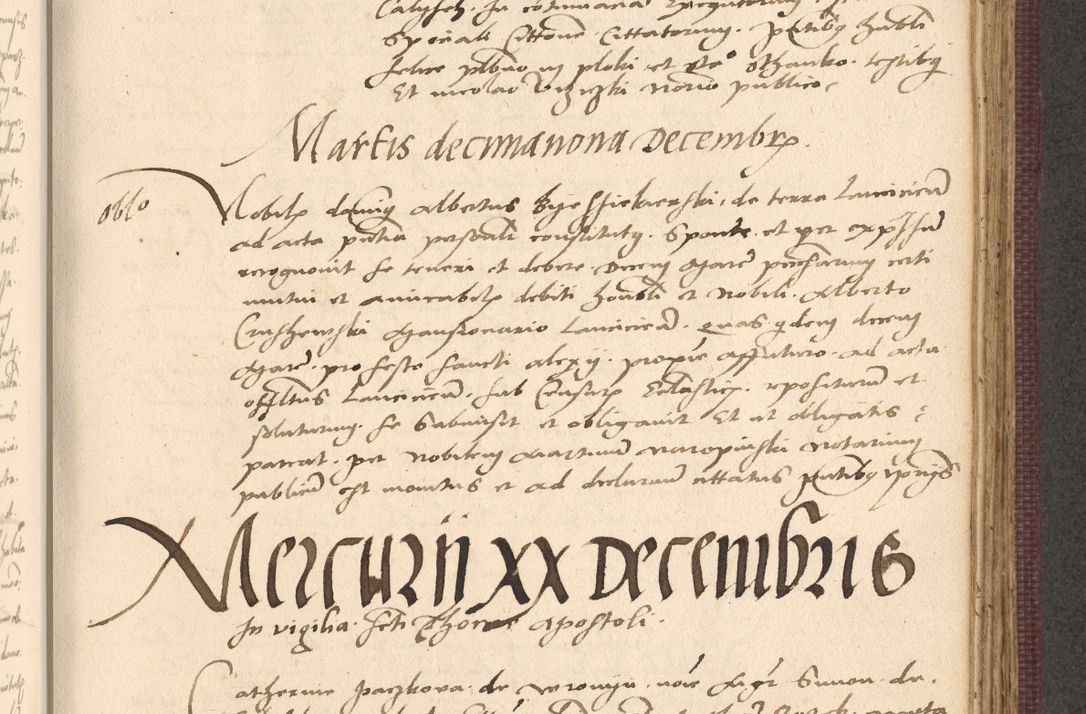Zdjęcie nr 617 dla obiektu archiwalnego: Acta actorum, obligacionum sententiarumque tam interlocutoriarum quam diffinitivarum coram reverendo domino Thoma Roschnowsky canonico et officiali Cracoviensi generali ad annum Domini 1534, indicione septima, pontificatus sanctissimi in Christo patris domini et domini Clementis pape septimi, anno ipsius undecimo vel alias, ut dicitur vacante sede apostolica feliciter continuantur
