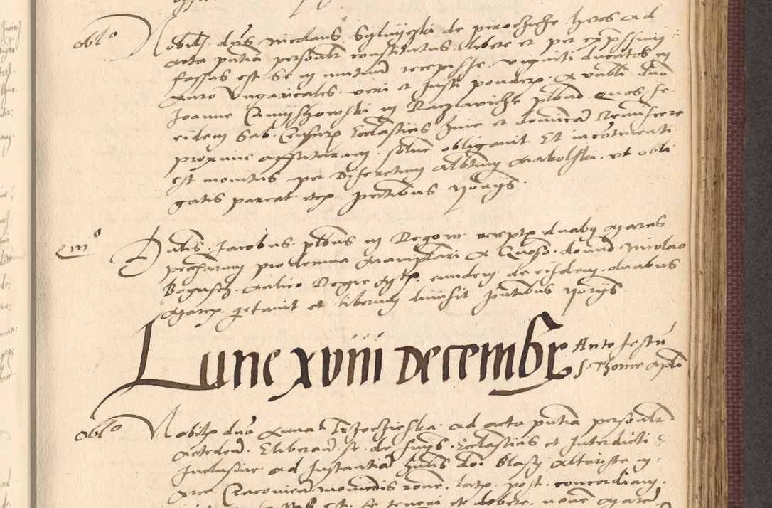 Zdjęcie nr 609 dla obiektu archiwalnego: Acta actorum, obligacionum sententiarumque tam interlocutoriarum quam diffinitivarum coram reverendo domino Thoma Roschnowsky canonico et officiali Cracoviensi generali ad annum Domini 1534, indicione septima, pontificatus sanctissimi in Christo patris domini et domini Clementis pape septimi, anno ipsius undecimo vel alias, ut dicitur vacante sede apostolica feliciter continuantur