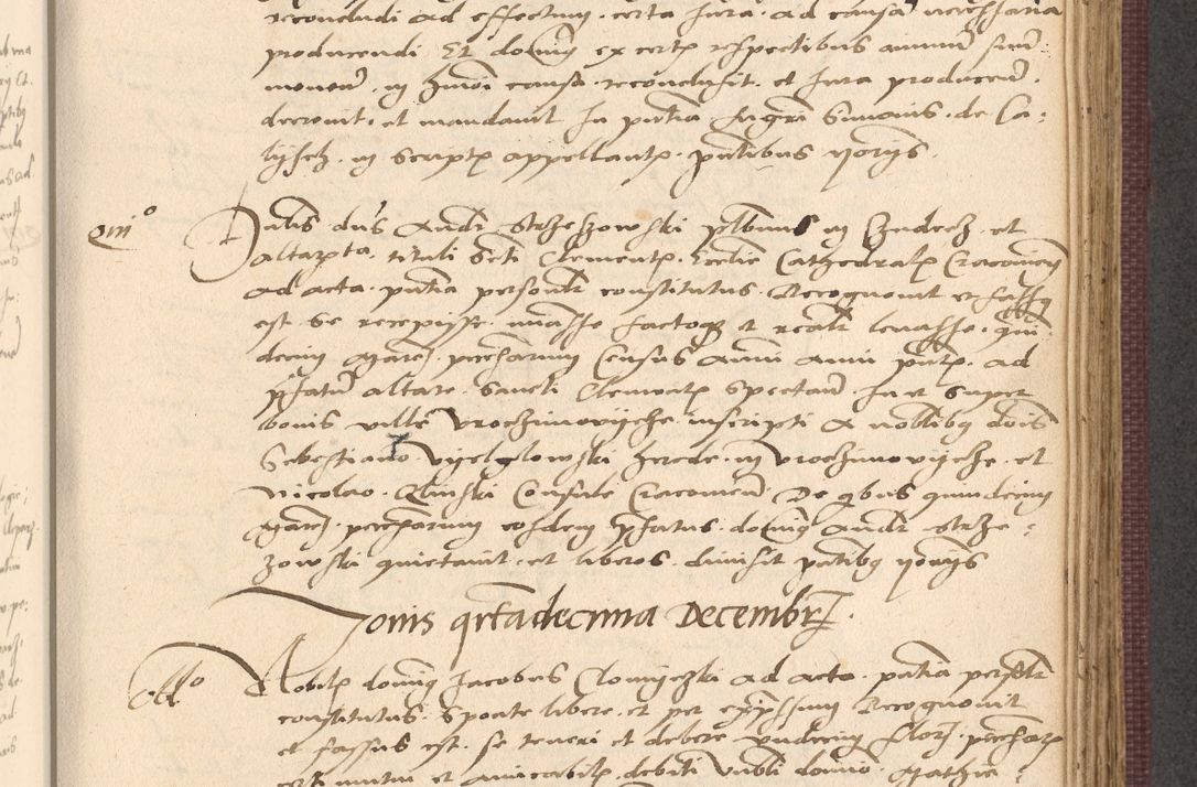 Zdjęcie nr 607 dla obiektu archiwalnego: Acta actorum, obligacionum sententiarumque tam interlocutoriarum quam diffinitivarum coram reverendo domino Thoma Roschnowsky canonico et officiali Cracoviensi generali ad annum Domini 1534, indicione septima, pontificatus sanctissimi in Christo patris domini et domini Clementis pape septimi, anno ipsius undecimo vel alias, ut dicitur vacante sede apostolica feliciter continuantur