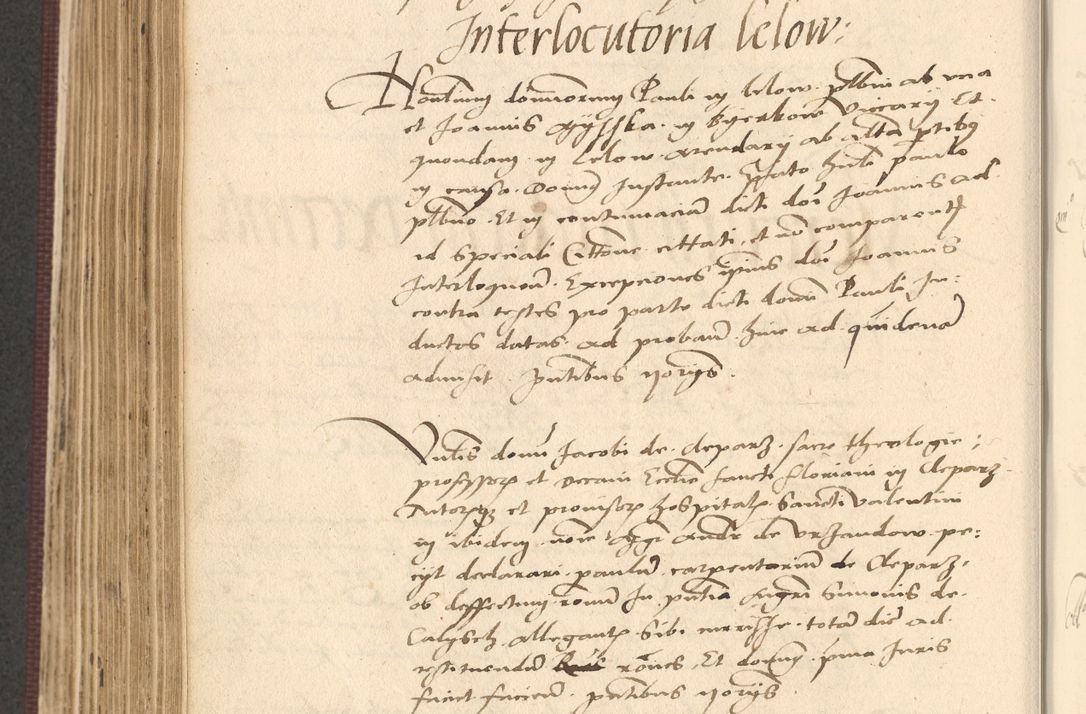 Zdjęcie nr 606 dla obiektu archiwalnego: Acta actorum, obligacionum sententiarumque tam interlocutoriarum quam diffinitivarum coram reverendo domino Thoma Roschnowsky canonico et officiali Cracoviensi generali ad annum Domini 1534, indicione septima, pontificatus sanctissimi in Christo patris domini et domini Clementis pape septimi, anno ipsius undecimo vel alias, ut dicitur vacante sede apostolica feliciter continuantur
