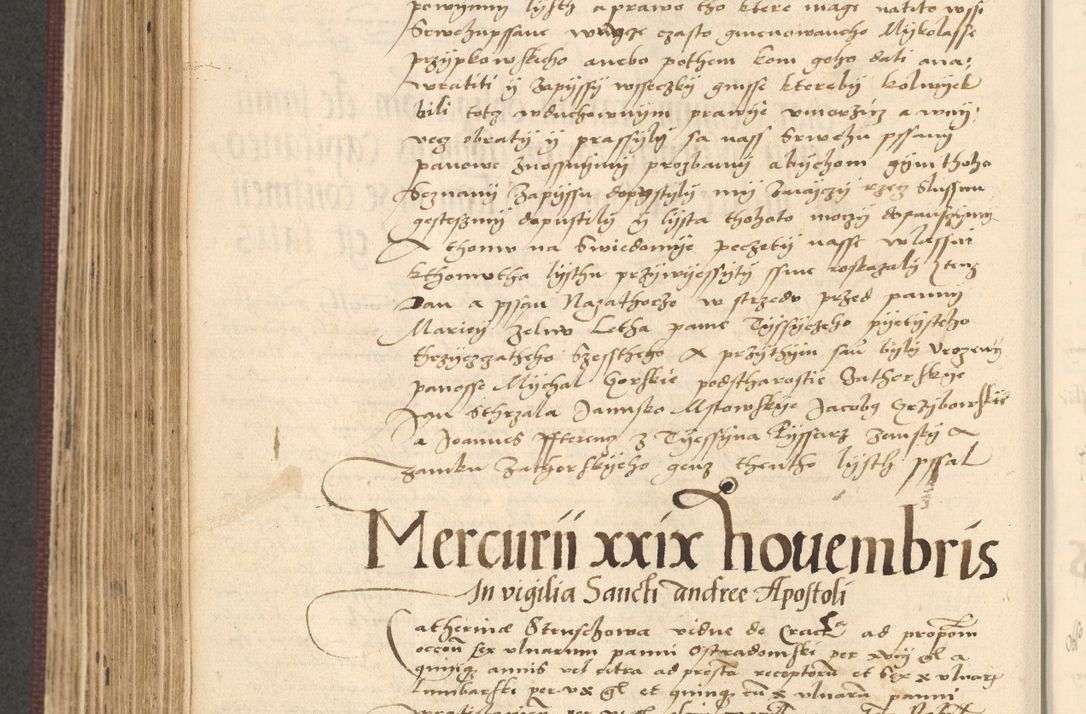 Zdjęcie nr 594 dla obiektu archiwalnego: Acta actorum, obligacionum sententiarumque tam interlocutoriarum quam diffinitivarum coram reverendo domino Thoma Roschnowsky canonico et officiali Cracoviensi generali ad annum Domini 1534, indicione septima, pontificatus sanctissimi in Christo patris domini et domini Clementis pape septimi, anno ipsius undecimo vel alias, ut dicitur vacante sede apostolica feliciter continuantur
