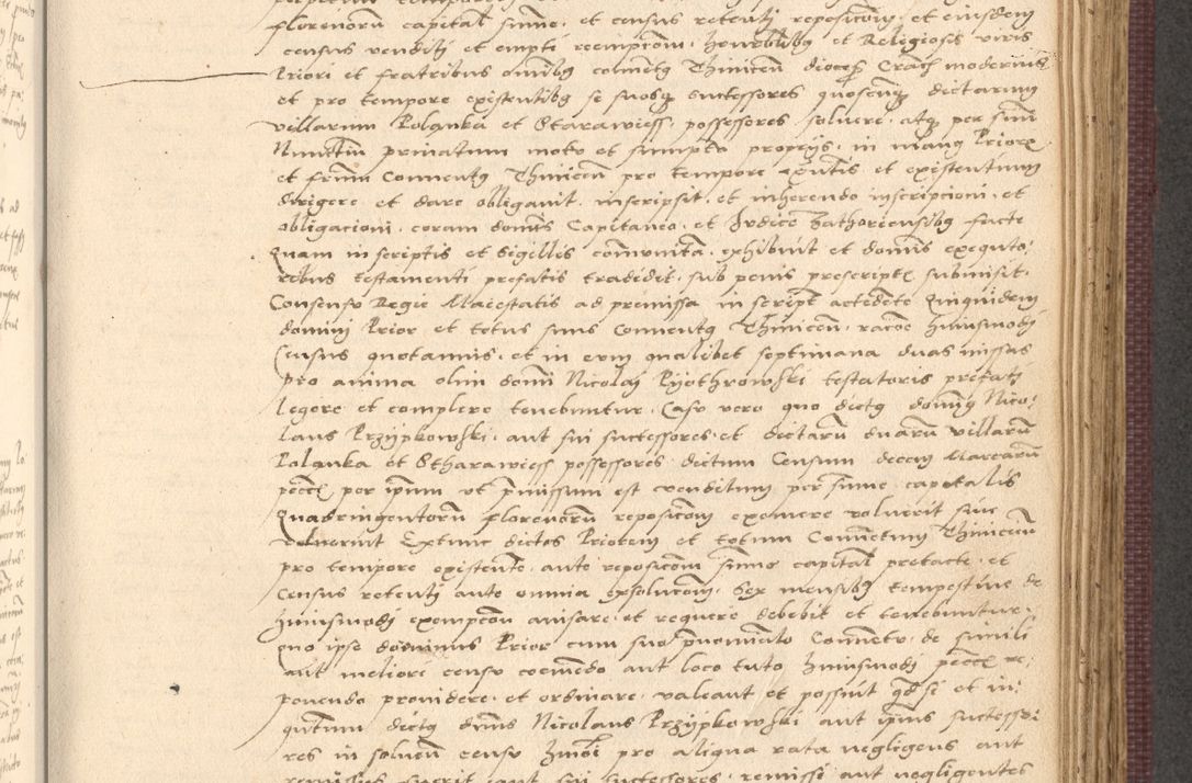 Zdjęcie nr 589 dla obiektu archiwalnego: Acta actorum, obligacionum sententiarumque tam interlocutoriarum quam diffinitivarum coram reverendo domino Thoma Roschnowsky canonico et officiali Cracoviensi generali ad annum Domini 1534, indicione septima, pontificatus sanctissimi in Christo patris domini et domini Clementis pape septimi, anno ipsius undecimo vel alias, ut dicitur vacante sede apostolica feliciter continuantur