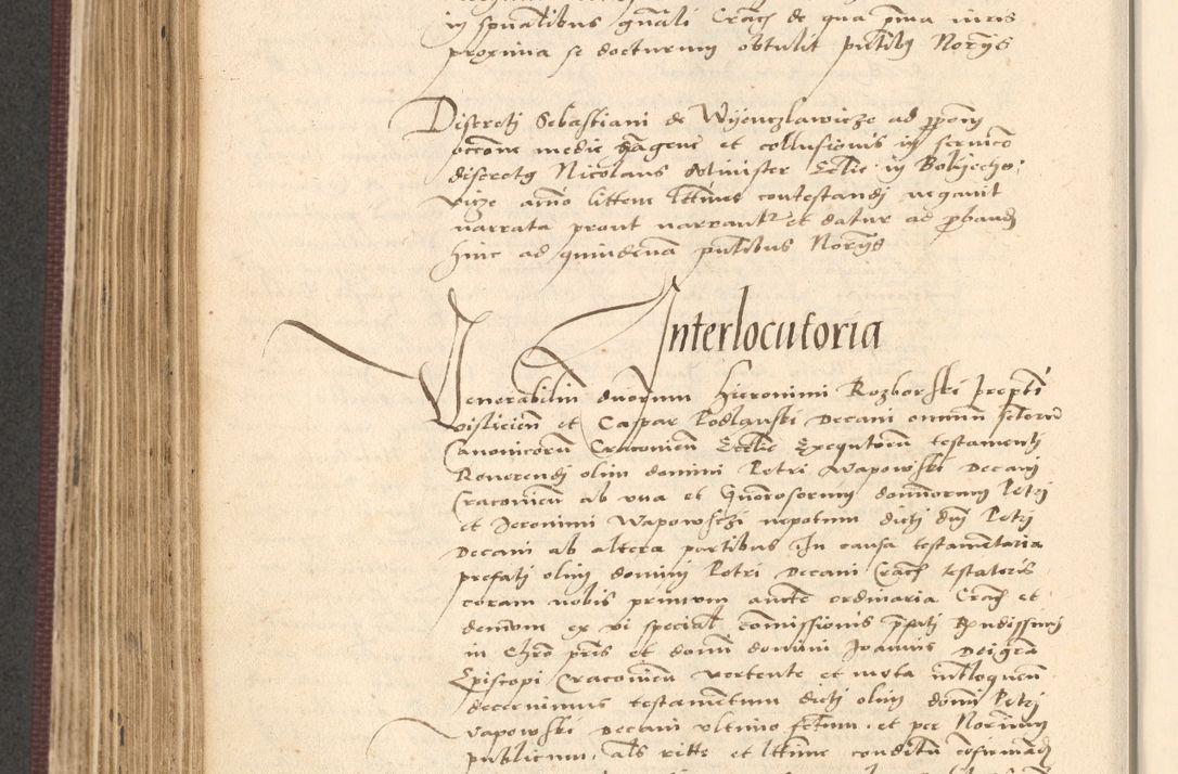 Zdjęcie nr 586 dla obiektu archiwalnego: Acta actorum, obligacionum sententiarumque tam interlocutoriarum quam diffinitivarum coram reverendo domino Thoma Roschnowsky canonico et officiali Cracoviensi generali ad annum Domini 1534, indicione septima, pontificatus sanctissimi in Christo patris domini et domini Clementis pape septimi, anno ipsius undecimo vel alias, ut dicitur vacante sede apostolica feliciter continuantur