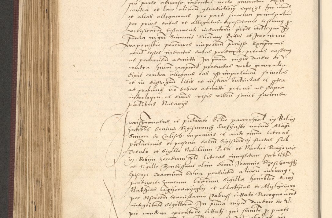 Zdjęcie nr 584 dla obiektu archiwalnego: Acta actorum, obligacionum sententiarumque tam interlocutoriarum quam diffinitivarum coram reverendo domino Thoma Roschnowsky canonico et officiali Cracoviensi generali ad annum Domini 1534, indicione septima, pontificatus sanctissimi in Christo patris domini et domini Clementis pape septimi, anno ipsius undecimo vel alias, ut dicitur vacante sede apostolica feliciter continuantur