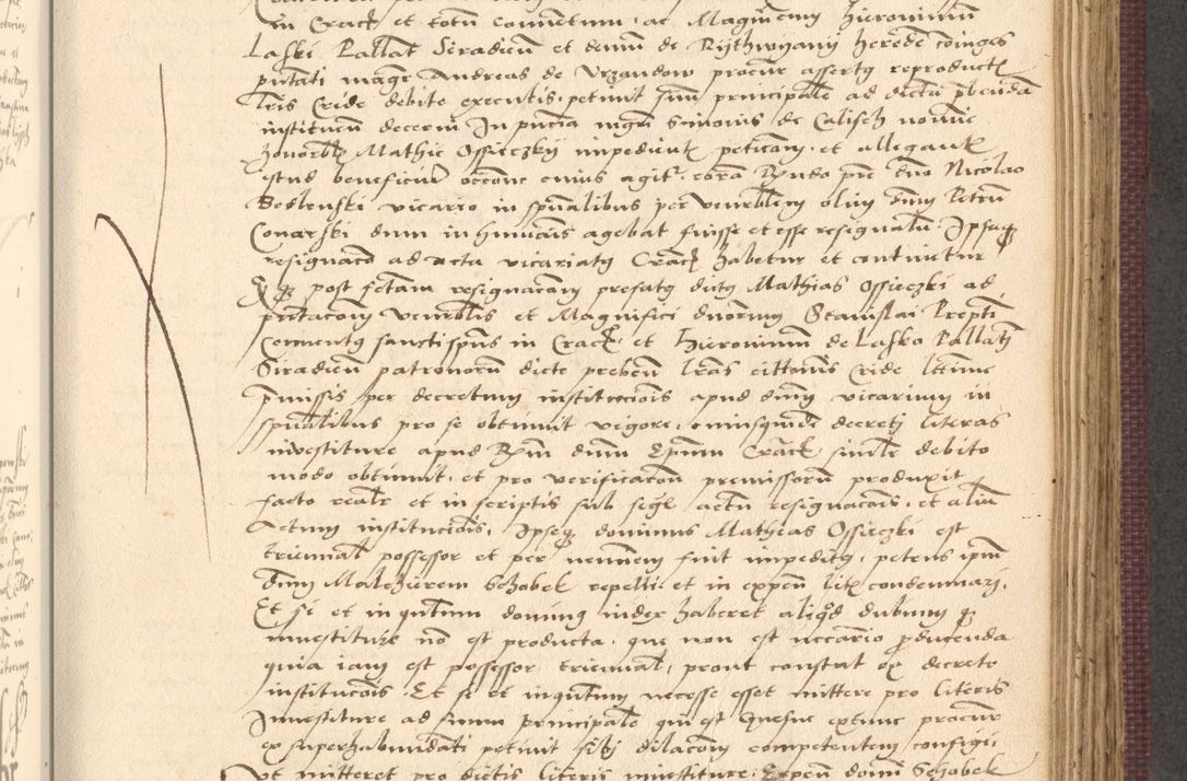 Zdjęcie nr 577 dla obiektu archiwalnego: Acta actorum, obligacionum sententiarumque tam interlocutoriarum quam diffinitivarum coram reverendo domino Thoma Roschnowsky canonico et officiali Cracoviensi generali ad annum Domini 1534, indicione septima, pontificatus sanctissimi in Christo patris domini et domini Clementis pape septimi, anno ipsius undecimo vel alias, ut dicitur vacante sede apostolica feliciter continuantur