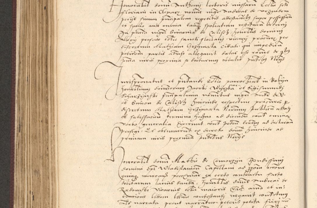 Zdjęcie nr 578 dla obiektu archiwalnego: Acta actorum, obligacionum sententiarumque tam interlocutoriarum quam diffinitivarum coram reverendo domino Thoma Roschnowsky canonico et officiali Cracoviensi generali ad annum Domini 1534, indicione septima, pontificatus sanctissimi in Christo patris domini et domini Clementis pape septimi, anno ipsius undecimo vel alias, ut dicitur vacante sede apostolica feliciter continuantur