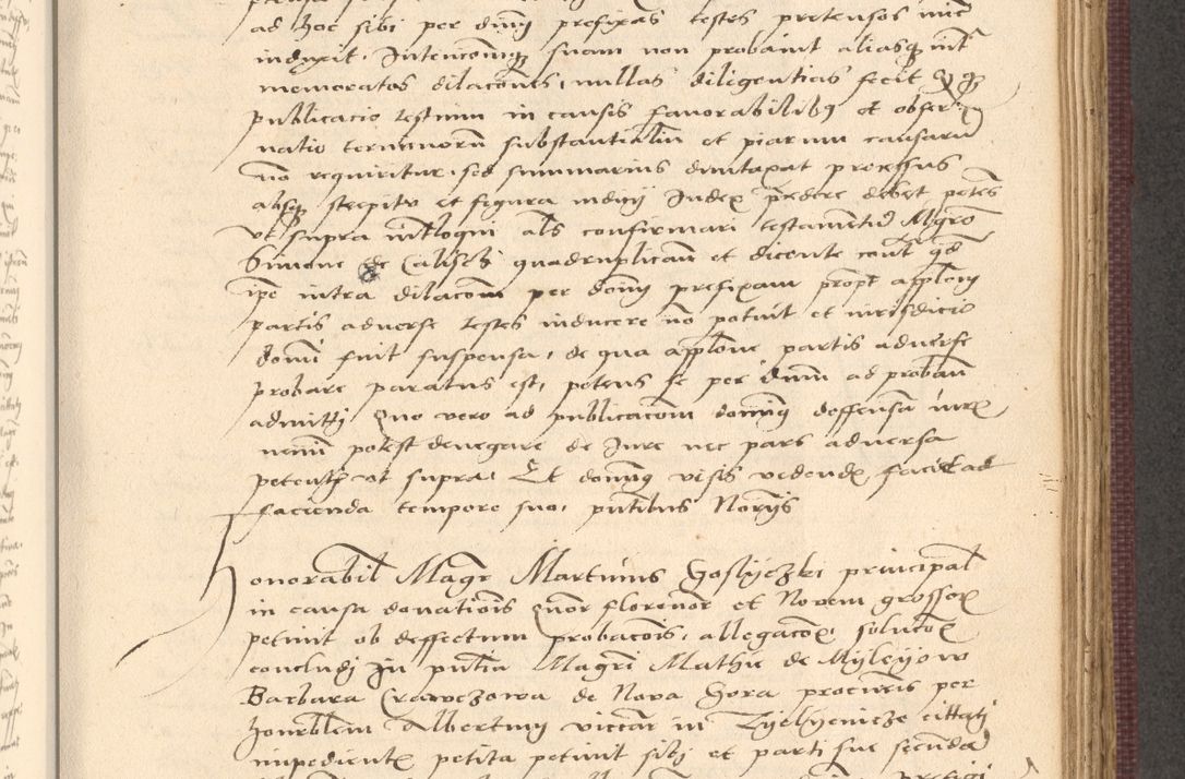Zdjęcie nr 571 dla obiektu archiwalnego: Acta actorum, obligacionum sententiarumque tam interlocutoriarum quam diffinitivarum coram reverendo domino Thoma Roschnowsky canonico et officiali Cracoviensi generali ad annum Domini 1534, indicione septima, pontificatus sanctissimi in Christo patris domini et domini Clementis pape septimi, anno ipsius undecimo vel alias, ut dicitur vacante sede apostolica feliciter continuantur