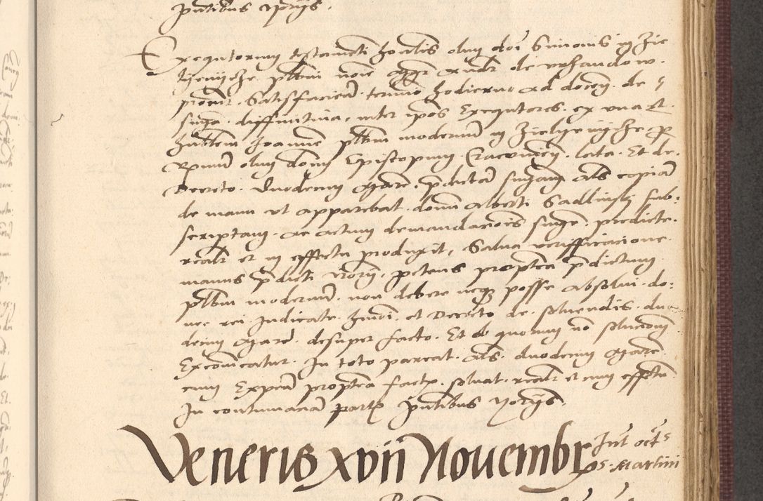 Zdjęcie nr 569 dla obiektu archiwalnego: Acta actorum, obligacionum sententiarumque tam interlocutoriarum quam diffinitivarum coram reverendo domino Thoma Roschnowsky canonico et officiali Cracoviensi generali ad annum Domini 1534, indicione septima, pontificatus sanctissimi in Christo patris domini et domini Clementis pape septimi, anno ipsius undecimo vel alias, ut dicitur vacante sede apostolica feliciter continuantur