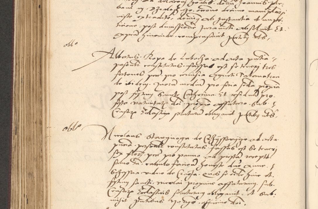 Zdjęcie nr 566 dla obiektu archiwalnego: Acta actorum, obligacionum sententiarumque tam interlocutoriarum quam diffinitivarum coram reverendo domino Thoma Roschnowsky canonico et officiali Cracoviensi generali ad annum Domini 1534, indicione septima, pontificatus sanctissimi in Christo patris domini et domini Clementis pape septimi, anno ipsius undecimo vel alias, ut dicitur vacante sede apostolica feliciter continuantur