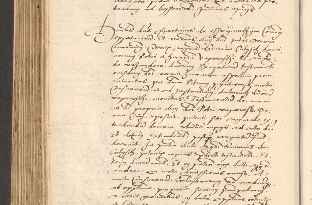 Zdjęcie nr 568 dla obiektu archiwalnego: Acta actorum, obligacionum sententiarumque tam interlocutoriarum quam diffinitivarum coram reverendo domino Thoma Roschnowsky canonico et officiali Cracoviensi generali ad annum Domini 1534, indicione septima, pontificatus sanctissimi in Christo patris domini et domini Clementis pape septimi, anno ipsius undecimo vel alias, ut dicitur vacante sede apostolica feliciter continuantur
