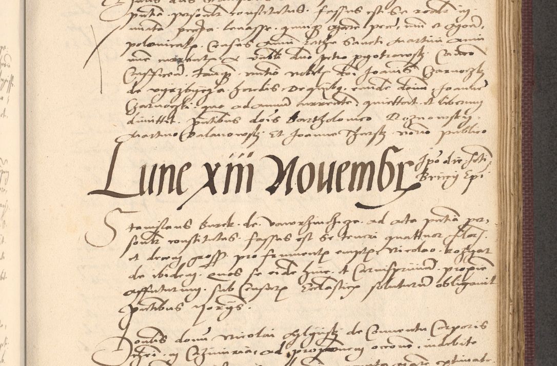 Zdjęcie nr 565 dla obiektu archiwalnego: Acta actorum, obligacionum sententiarumque tam interlocutoriarum quam diffinitivarum coram reverendo domino Thoma Roschnowsky canonico et officiali Cracoviensi generali ad annum Domini 1534, indicione septima, pontificatus sanctissimi in Christo patris domini et domini Clementis pape septimi, anno ipsius undecimo vel alias, ut dicitur vacante sede apostolica feliciter continuantur