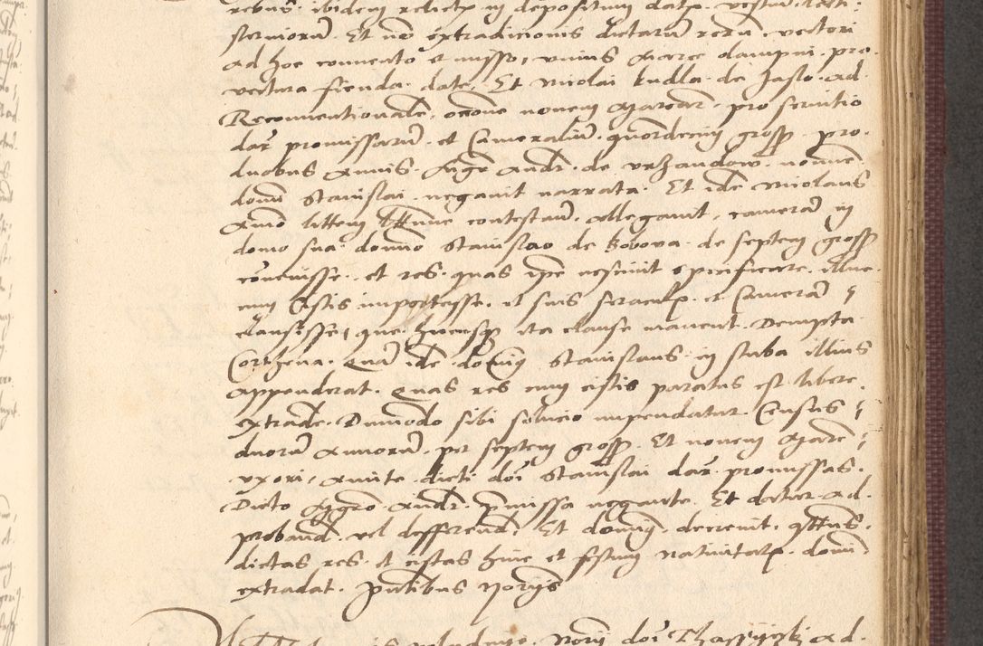 Zdjęcie nr 563 dla obiektu archiwalnego: Acta actorum, obligacionum sententiarumque tam interlocutoriarum quam diffinitivarum coram reverendo domino Thoma Roschnowsky canonico et officiali Cracoviensi generali ad annum Domini 1534, indicione septima, pontificatus sanctissimi in Christo patris domini et domini Clementis pape septimi, anno ipsius undecimo vel alias, ut dicitur vacante sede apostolica feliciter continuantur