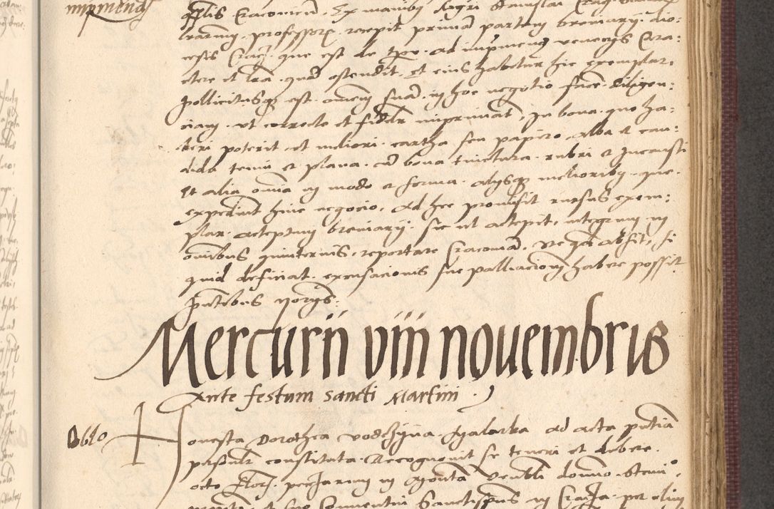 Zdjęcie nr 559 dla obiektu archiwalnego: Acta actorum, obligacionum sententiarumque tam interlocutoriarum quam diffinitivarum coram reverendo domino Thoma Roschnowsky canonico et officiali Cracoviensi generali ad annum Domini 1534, indicione septima, pontificatus sanctissimi in Christo patris domini et domini Clementis pape septimi, anno ipsius undecimo vel alias, ut dicitur vacante sede apostolica feliciter continuantur
