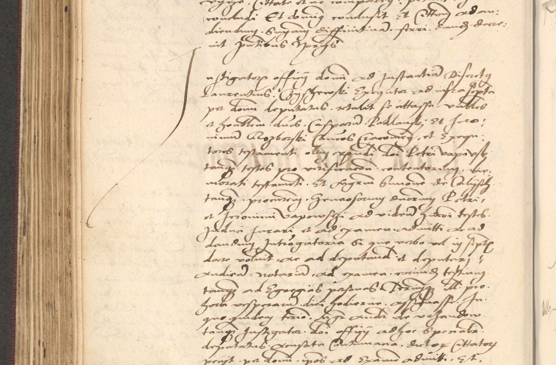 Zdjęcie nr 558 dla obiektu archiwalnego: Acta actorum, obligacionum sententiarumque tam interlocutoriarum quam diffinitivarum coram reverendo domino Thoma Roschnowsky canonico et officiali Cracoviensi generali ad annum Domini 1534, indicione septima, pontificatus sanctissimi in Christo patris domini et domini Clementis pape septimi, anno ipsius undecimo vel alias, ut dicitur vacante sede apostolica feliciter continuantur