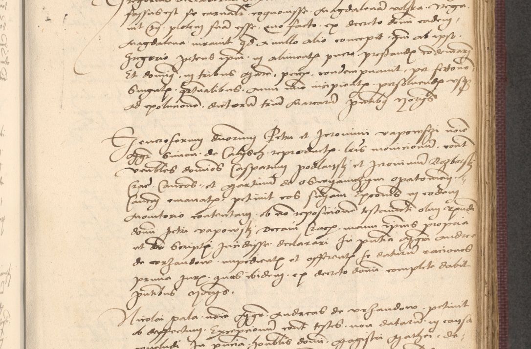 Zdjęcie nr 545 dla obiektu archiwalnego: Acta actorum, obligacionum sententiarumque tam interlocutoriarum quam diffinitivarum coram reverendo domino Thoma Roschnowsky canonico et officiali Cracoviensi generali ad annum Domini 1534, indicione septima, pontificatus sanctissimi in Christo patris domini et domini Clementis pape septimi, anno ipsius undecimo vel alias, ut dicitur vacante sede apostolica feliciter continuantur