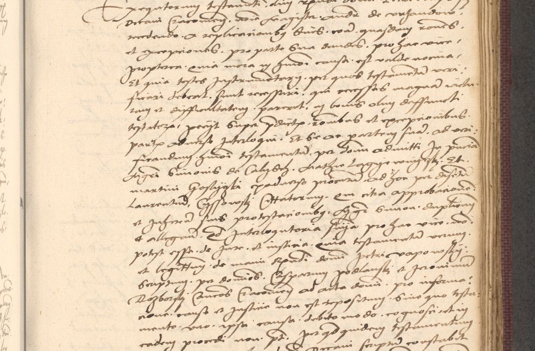 Zdjęcie nr 541 dla obiektu archiwalnego: Acta actorum, obligacionum sententiarumque tam interlocutoriarum quam diffinitivarum coram reverendo domino Thoma Roschnowsky canonico et officiali Cracoviensi generali ad annum Domini 1534, indicione septima, pontificatus sanctissimi in Christo patris domini et domini Clementis pape septimi, anno ipsius undecimo vel alias, ut dicitur vacante sede apostolica feliciter continuantur