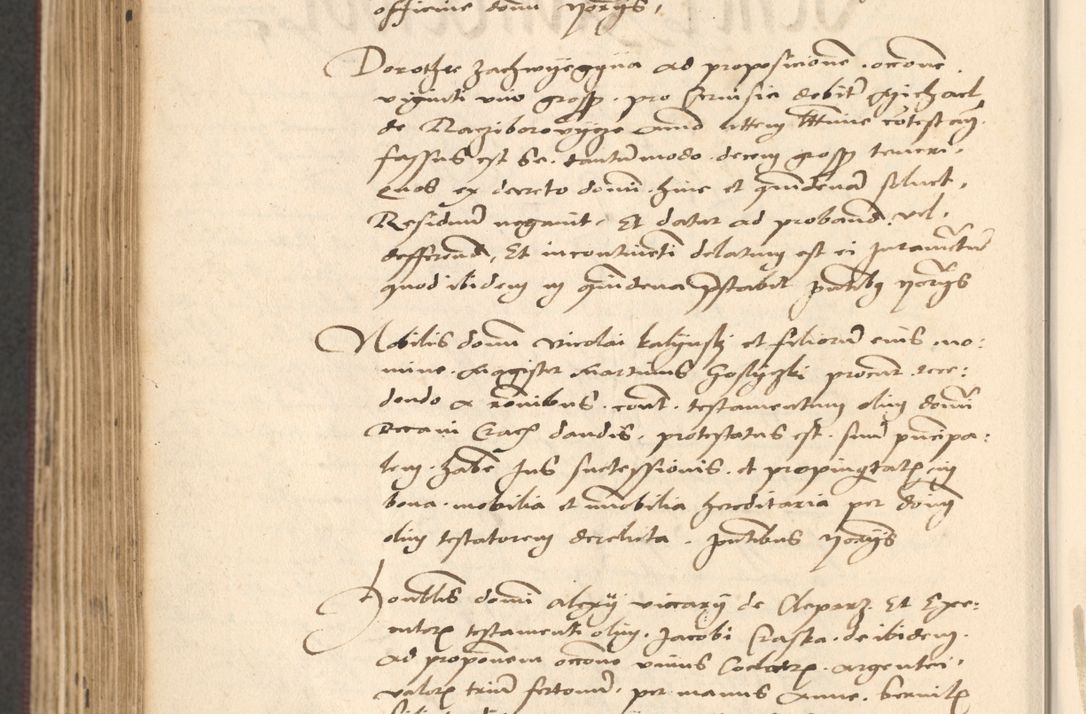Zdjęcie nr 538 dla obiektu archiwalnego: Acta actorum, obligacionum sententiarumque tam interlocutoriarum quam diffinitivarum coram reverendo domino Thoma Roschnowsky canonico et officiali Cracoviensi generali ad annum Domini 1534, indicione septima, pontificatus sanctissimi in Christo patris domini et domini Clementis pape septimi, anno ipsius undecimo vel alias, ut dicitur vacante sede apostolica feliciter continuantur