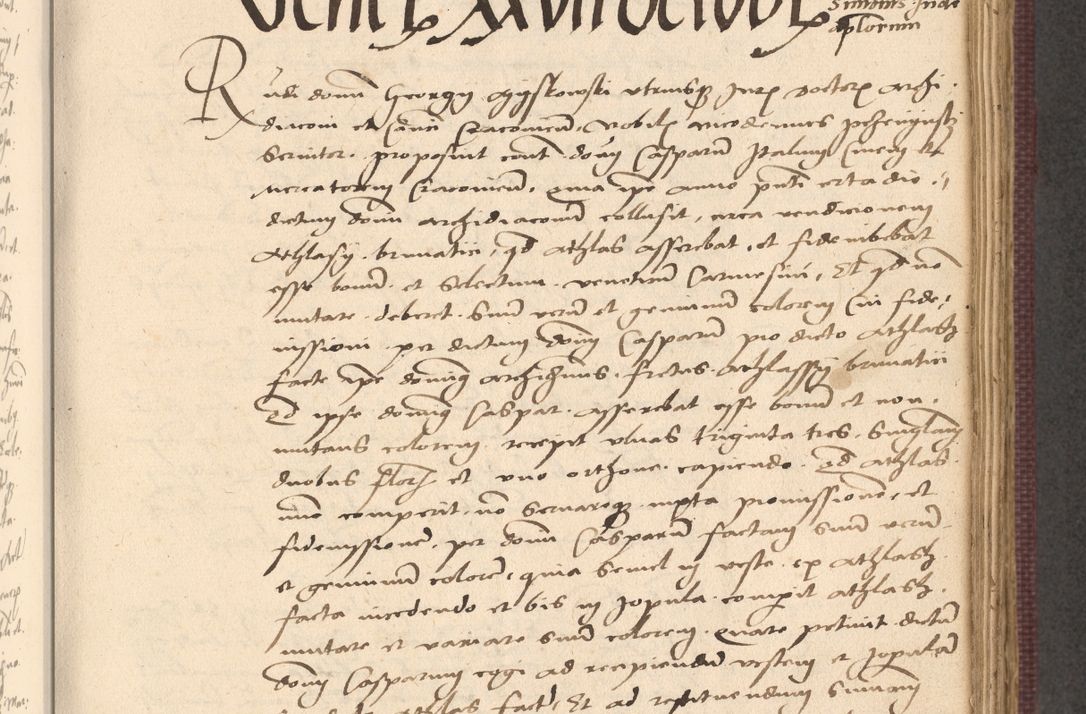 Zdjęcie nr 537 dla obiektu archiwalnego: Acta actorum, obligacionum sententiarumque tam interlocutoriarum quam diffinitivarum coram reverendo domino Thoma Roschnowsky canonico et officiali Cracoviensi generali ad annum Domini 1534, indicione septima, pontificatus sanctissimi in Christo patris domini et domini Clementis pape septimi, anno ipsius undecimo vel alias, ut dicitur vacante sede apostolica feliciter continuantur